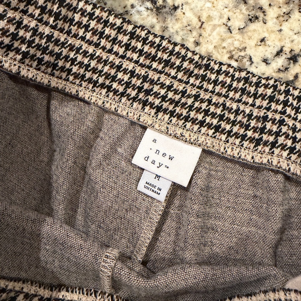 a new day Black and Cream Houndstooth Pants - Picture 3 of 4